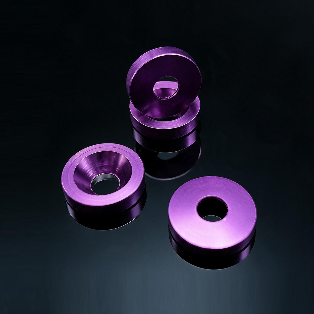 Aluminium anodisert forsenket skive