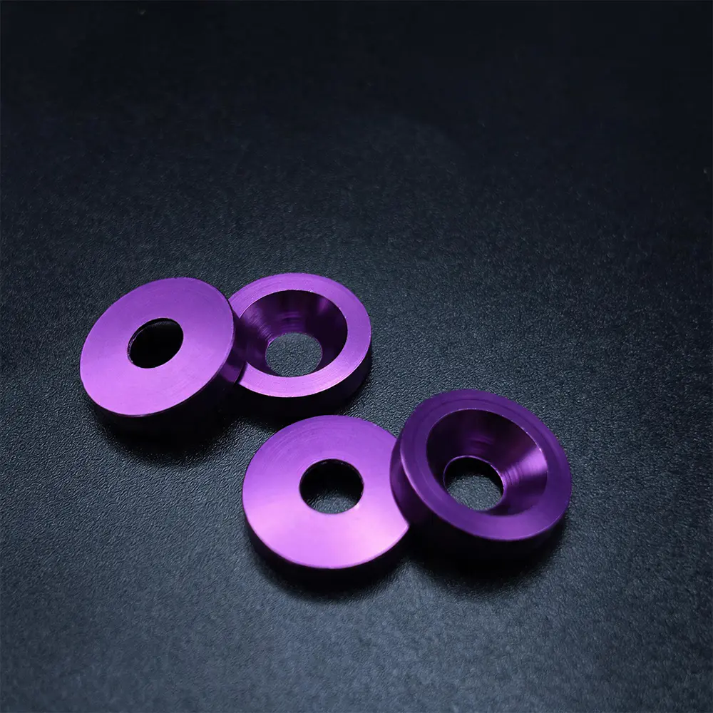 Aluminium anodisert forsenket skive